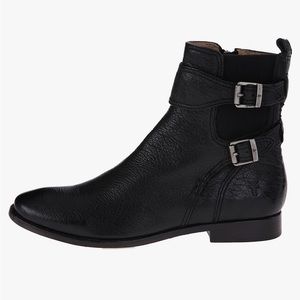 FRYE Anna Gore Buckle Ankle boots